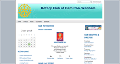 Desktop Screenshot of hwrotaryclub.org